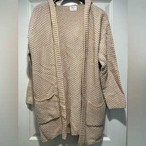 Beige/tan cardigan